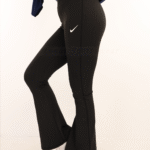 Flared Sports Pants - Black
