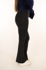 Flared Sports Pants - Black - Image 8