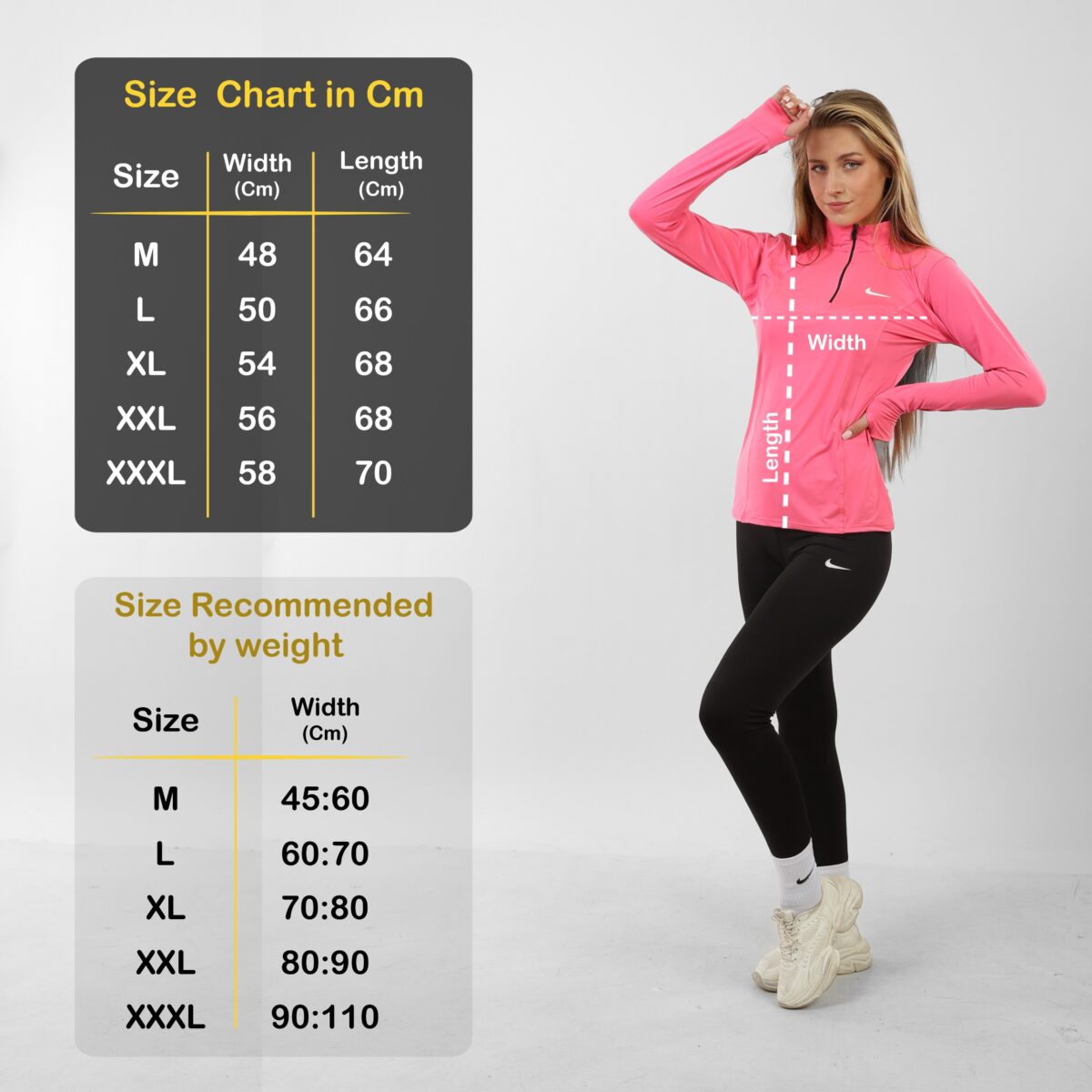 Half Zipper Slim Set (Half Zipper With Slim Leggings ) - Image 14