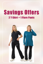 Saving Bundel ( 2Tshirts + Flare Pants )