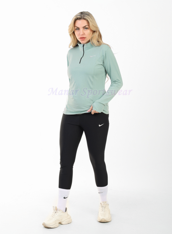 Half Zipper Slim Set (Half Zipper With Slim Leggings )