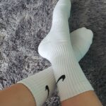 White Nike Socks
