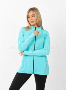 ⁦جاكت رياضي طويل بسوستة كاملة⁩ - الصورة ⁦12⁩