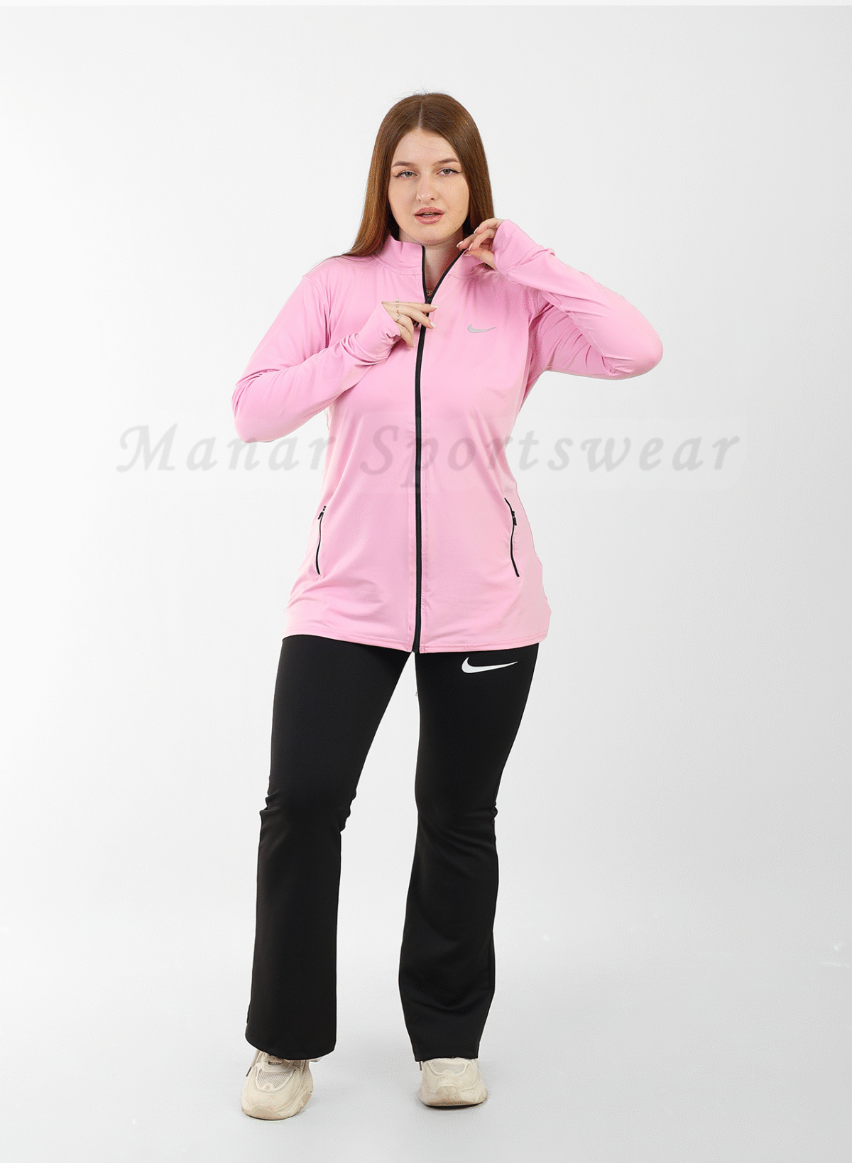 Jacket Flared Set (Full Zipper With Flare Pants) - Image 3