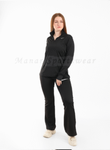 Half Zipper Flared Set - Image 14