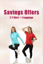 Saving Bundel (Half Sleeve Tshirt + Half ZipTshirt + Leggings)