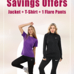 Saving Bundel ( Tshirts +  Jacket +Flare Pants )