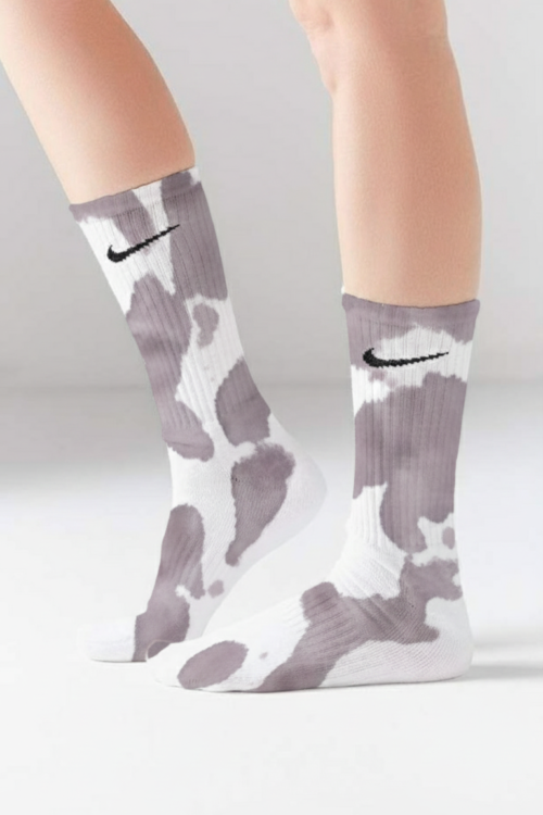 Tie Dye Deep Maroon Nike Socks