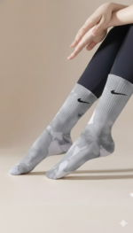 Tie Dye Gray Nike Socks
