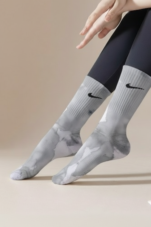 Tie Dye Gray Nike Socks