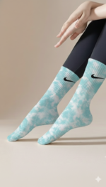 Tie Dye  Aqua Nike Socks