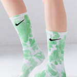 Green Tie Dye Nike Socks