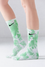 Green Tie Dye Nike Socks