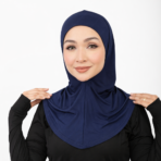 Flow Sports Hijab- Navy - Image 2