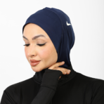 Flow Sports Hijab- Navy - Image 4