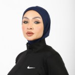 Flow Sports Hijab- Navy - Image 3