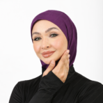Flow Sports Hijab- Dark Purple - Image 5
