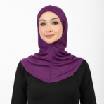 Flow Sports Hijab- Dark Purple - Image 4