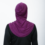 Flow Sports Hijab- Dark Purple - Image 3