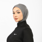 Flow Sports Hijab- Gray - Image 3