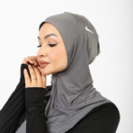 Flow Sports Hijab- Gray