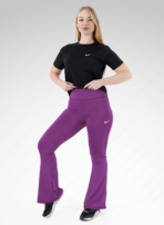 Light Plum Flared Sports Pants