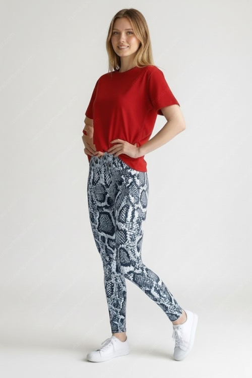 Viper Snakeskin Leggings