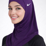 Flow Sports Hijab- Dark Purple