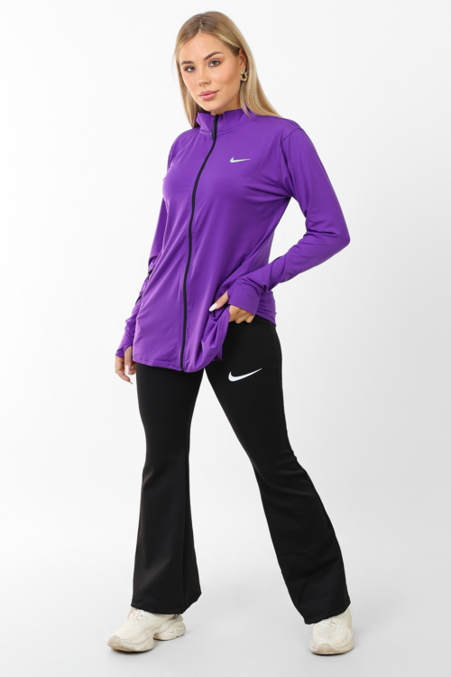 Jacket Flared Set (Full Zipper With Flare Pants)