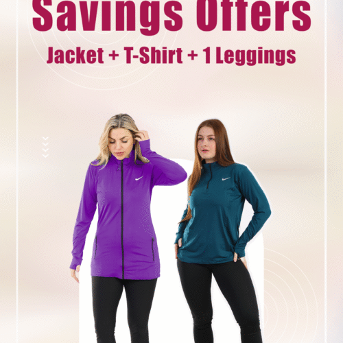 Saving Bundel ( Half Zip Tshirts + Jacket +Leggings)