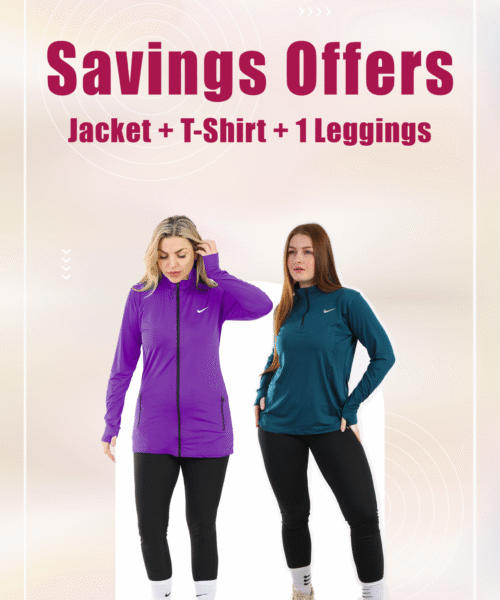 Saving Bundel ( Half Zip Tshirts + Jacket +Leggings)