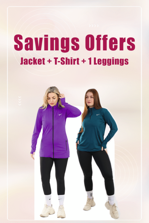 Saving Bundel ( Half Zip Tshirts + Jacket +Leggings)