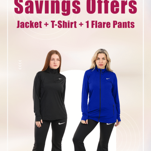 Saving Bundel ( Tshirts +  Jacket +Flare Pants )
