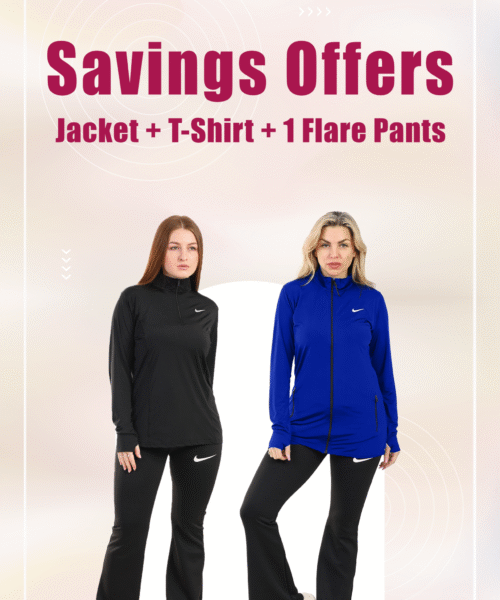 Saving Bundel ( Tshirts +  Jacket +Flare Pants )