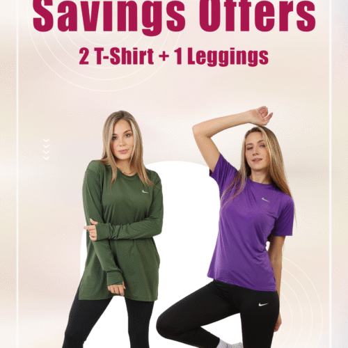 Saving Bundel (Half Sleeve Tshirt +Oversized Tshirt + Leggings)