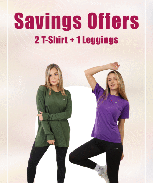 Saving Bundel (Half Sleeve Tshirt +Oversized Tshirt + Leggings)