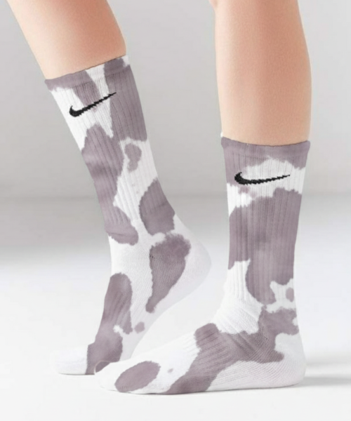 Tie Dye Deep Maroon Nike Socks