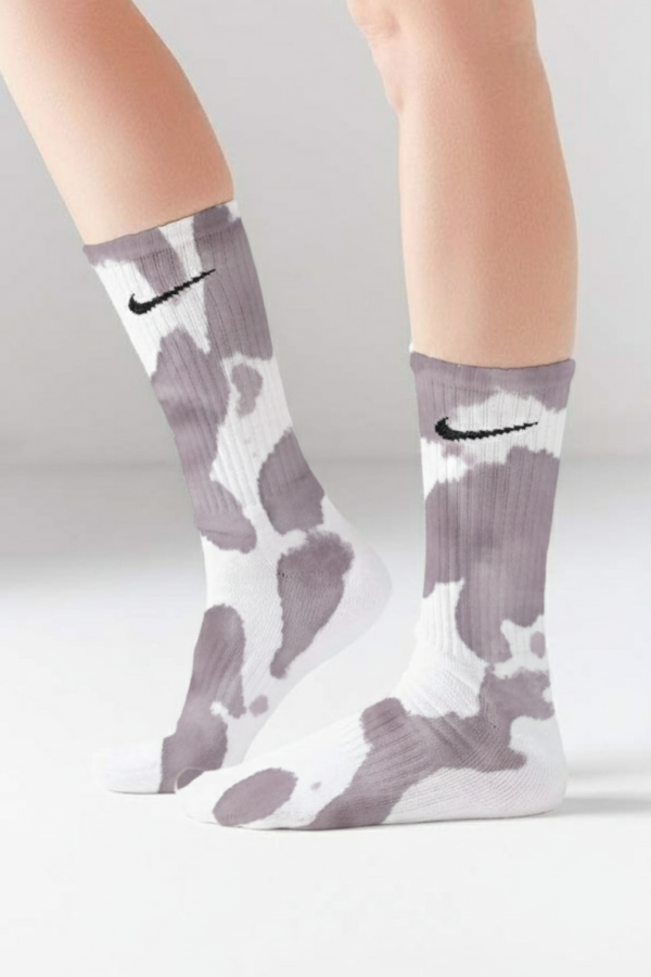 Tie Dye Deep Maroon Nike Socks