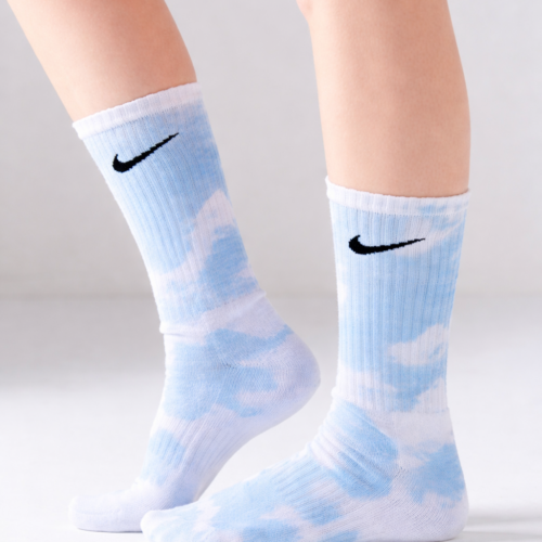 Cyan Blue Nike Tie-Dye