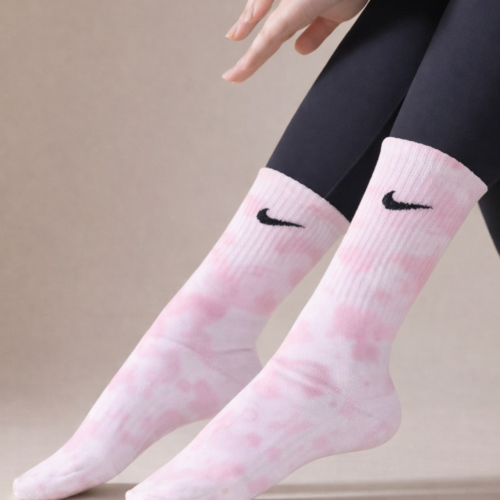 Tie Dye Rose Nike Socks