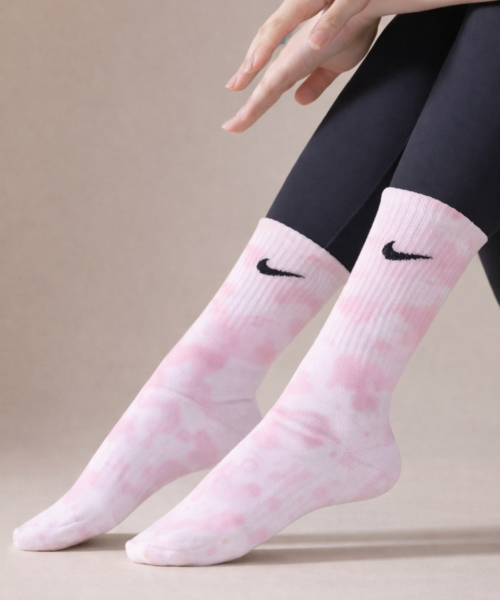 Tie Dye Rose Nike Socks