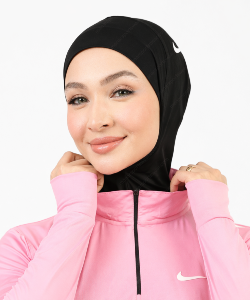 Flow Sports Hijab- Black