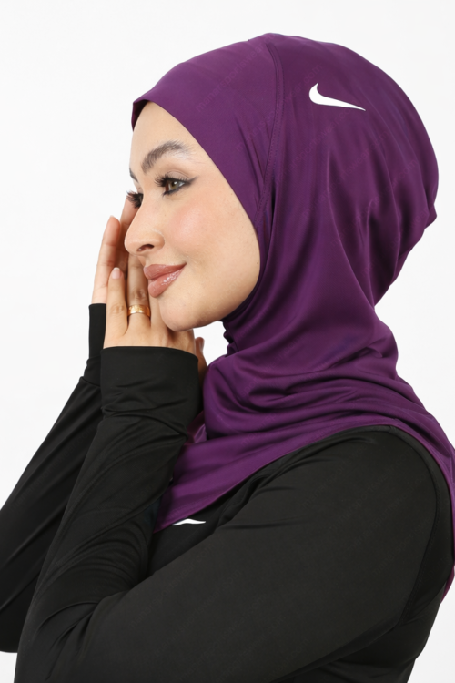 Flow Sports Hijab- Dark Purple