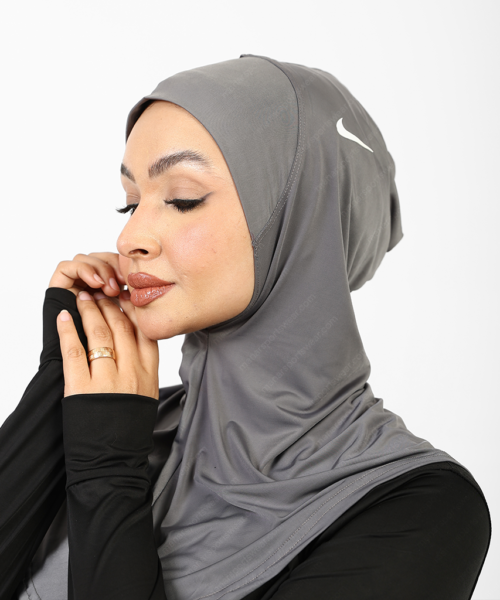 Flow Sports Hijab- Gray