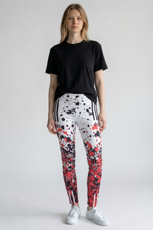 Splatter Printed Leggings