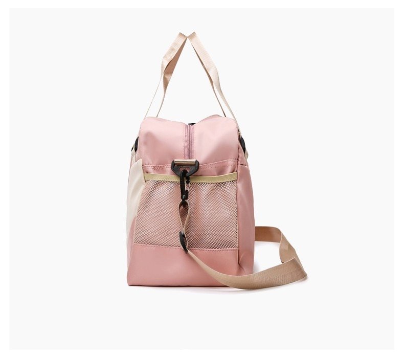Black-ZAQIU Weekender Travel Bag With Shoe Compartment - Image 9