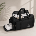 Motion Duffle Bag – Zip Front- Black