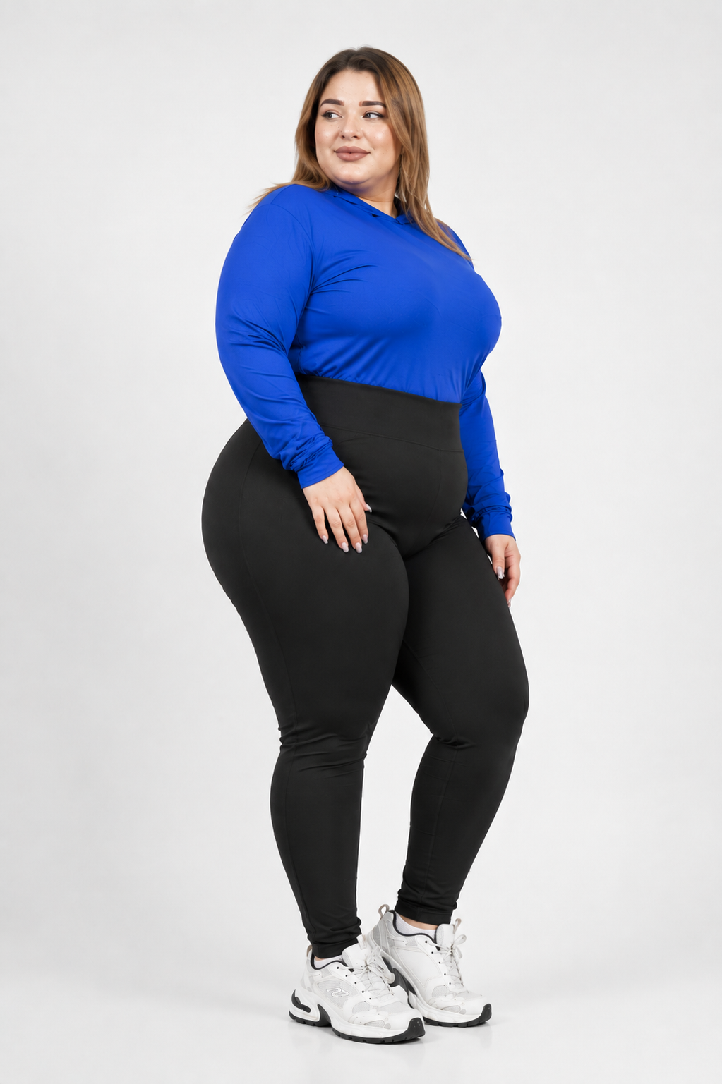 Curvy High-Waist Sports Leggings - Image 7