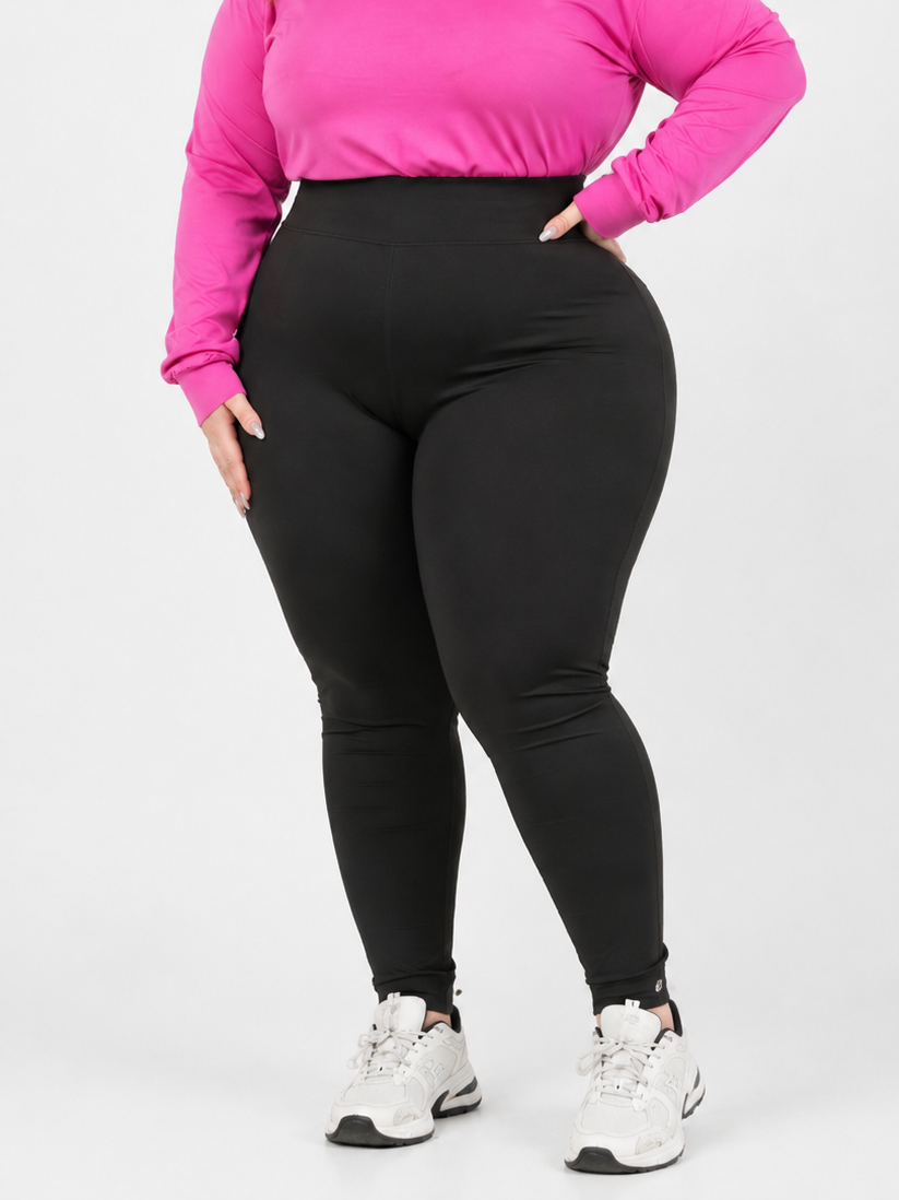 Curvy High-Waist Sports Leggings - Image 2