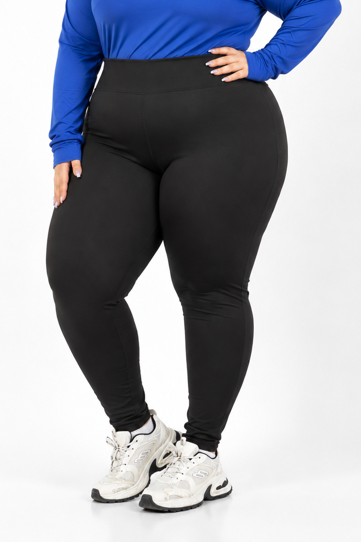 Curvy High-Waist Sports Leggings - Image 3
